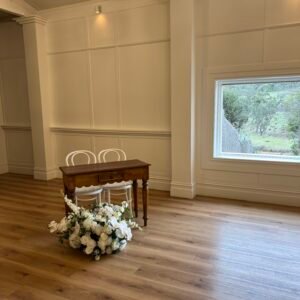 Signing Table Arrangement